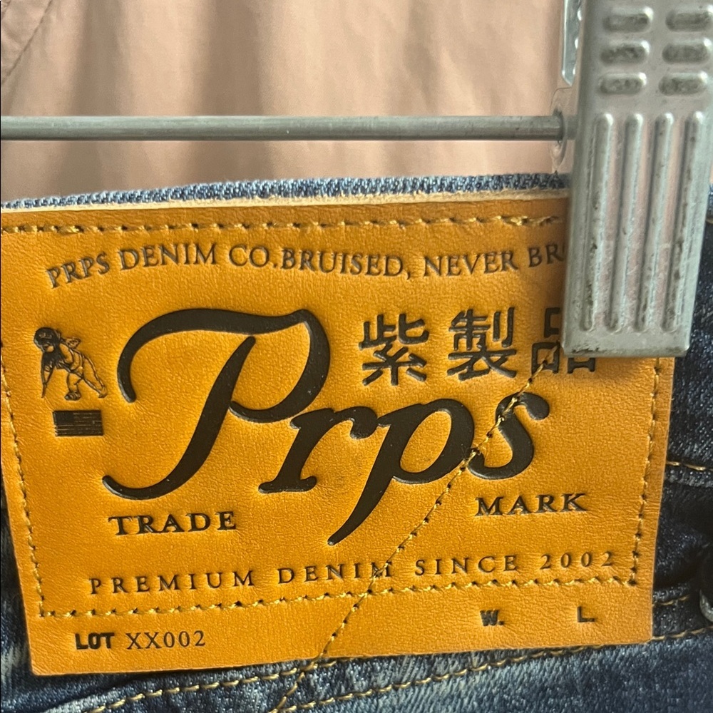 PRPS Blue Painters Wash Men's Skinny Jeans - Picture 8 of 10